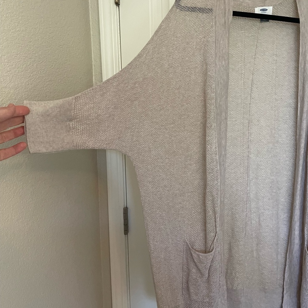 Old Navy Cream Cardigan Sweater